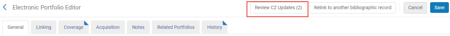 Review CZ upload button